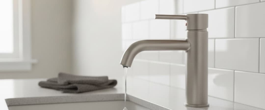 Stain basin tap is leaking Stain basin tap is leaking water