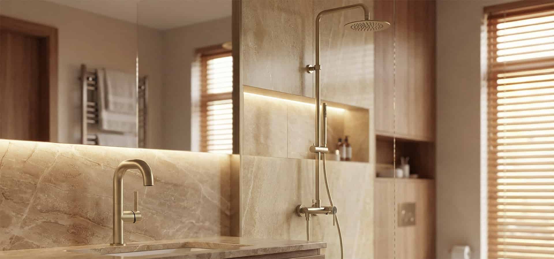 Etheria full bathroom faucet collection - 1016 series