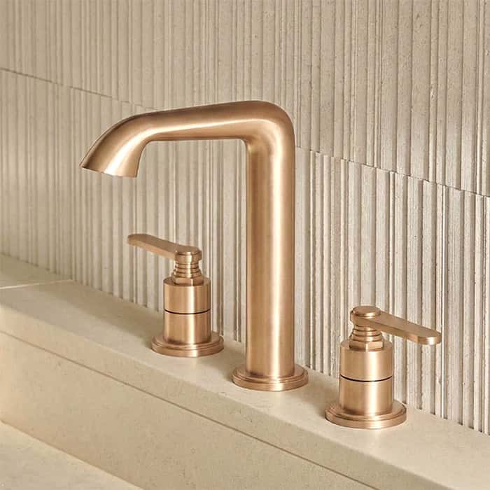 matte black widespread basin faucet 3 hole - B551 04 31 1