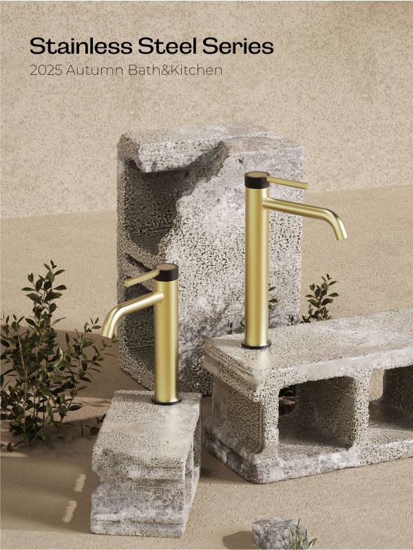 stainless steel faucet catalog cover