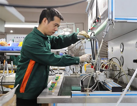 water testing process in Luxuryhome faucet factory water testing process in Luxuryhome faucet factory