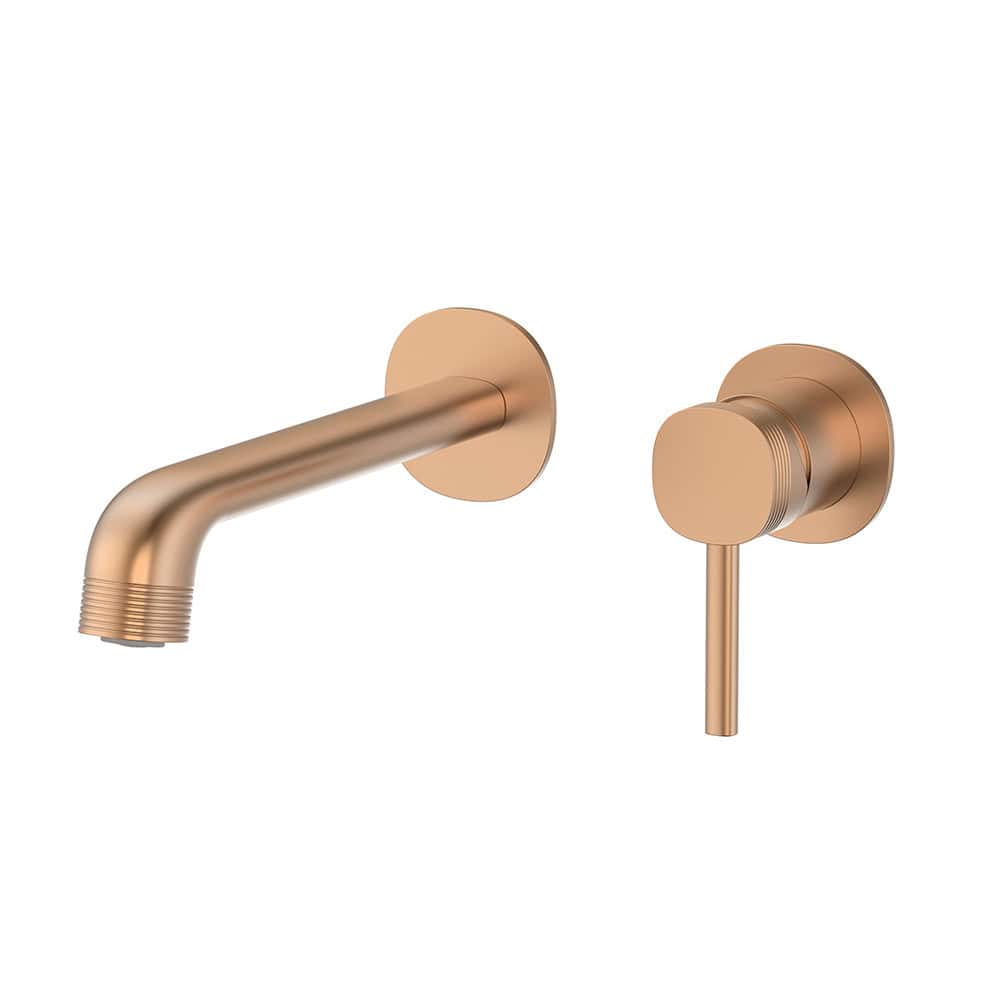 Knurled Wall Mounted Basin Faucet - B1017 28 36 1