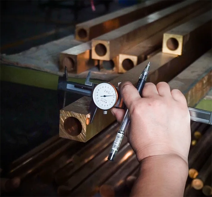 raw material brass rod quality check