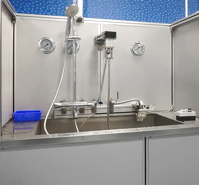 Shower systems are assembled and checked
