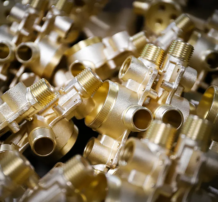 brass shower valve body