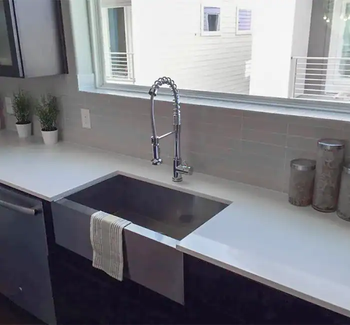 kitchen faucet and sink in Luxuryhome US apartment building project kitchen faucet and sink in Luxuryhome US apartment building project