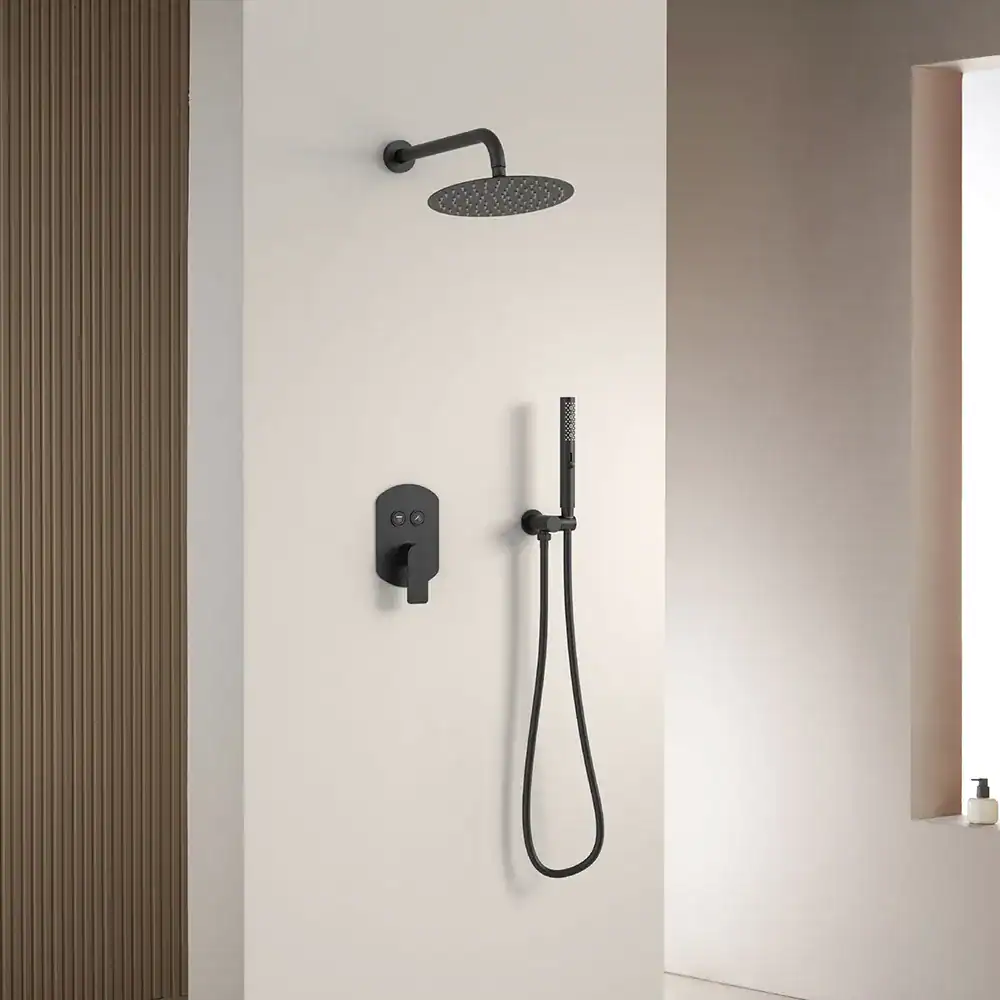 Concealed hot and cold shower system matte black so842 22 Concealed hot and cold shower system matte black so842 22
